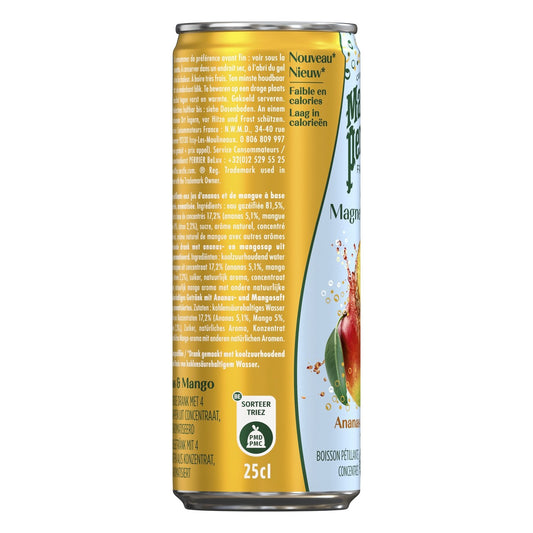 Eau Gazeuse Aromatisée Ananas Mangue MAISON PERRIER