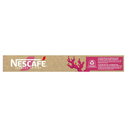Café Capsules Espresso Intensité 7 Mexico Compatible Nespresso NESCAFE FARMERS ORIGINS 