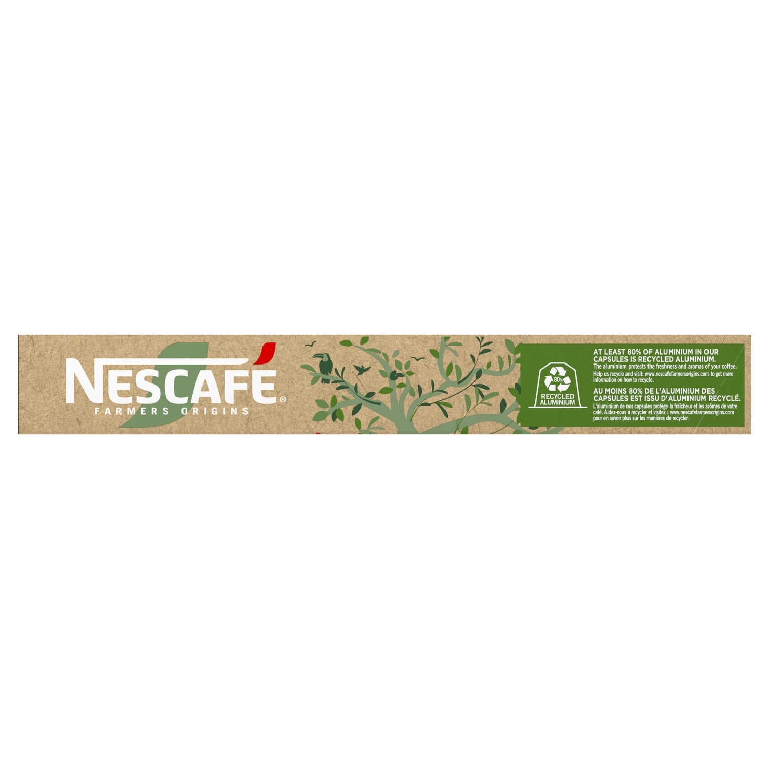 Café Capsules Lungo Intensité 8 Brazil Compatible Nespresso NESCAFE FARMERS ORIGINS 