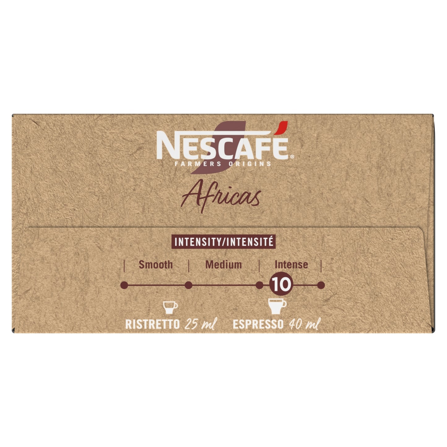 Café Capsules Espresso Ristretto Intensité 10 Africas Compatible Nespresso NESCAFE FARMERS ORIGINS 