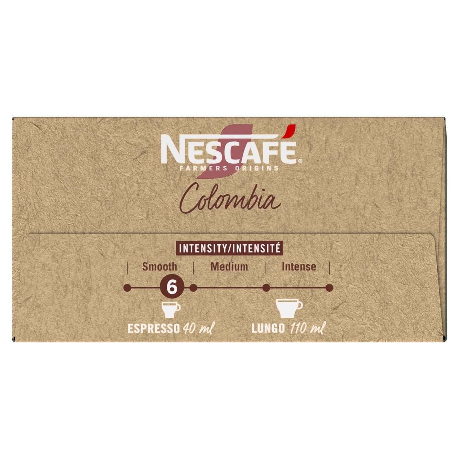 Café Capsules Espresso Intensité 6 Colombia Compatible Nespresso NESCAFE FARMERS ORIGINS 