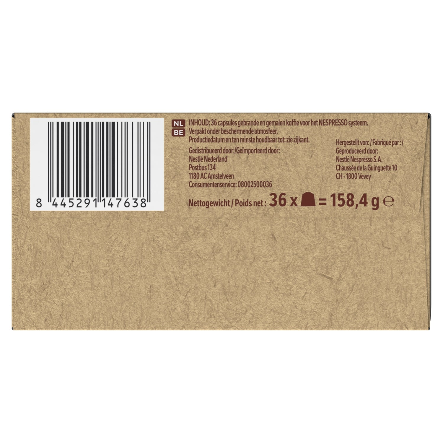 Café Capsules Espresso Intensité 6 Colombia Compatible Nespresso NESCAFE FARMERS ORIGINS 