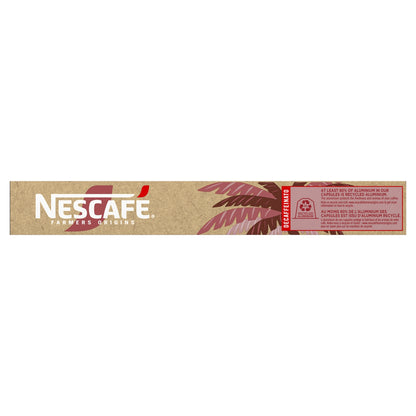 Café Capsules Espresso Décaféiné Intensité 6 Colombia Compatible Nespresso NESCAFE FARMERS ORIGINS 