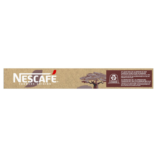 Café Capsules Ristretto Intensité 10 Compatible Nespresso Africas NESCAFE FARMERS ORIGINS