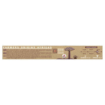 Café Capsules Ristretto Intensité 10 Compatible Nespresso Africas NESCAFE FARMERS ORIGINS