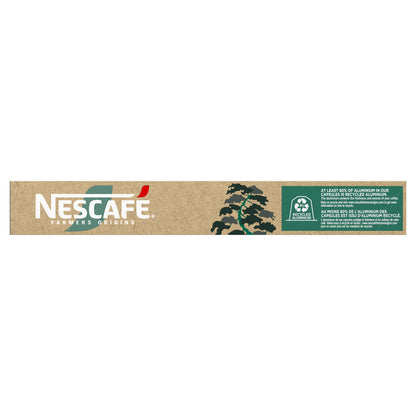 Café Capsules Espresso Intensité 12 South Asia Compatible Nespresso NESCAFE FARMERS ORIGINS 