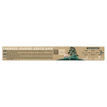 Café Capsules Espresso Intensité 12 South Asia Compatible Nespresso NESCAFE FARMERS ORIGINS 