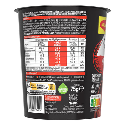 Nouilles Instantanées Saveur Sweet Chili Saucy Noodles MAGGI 