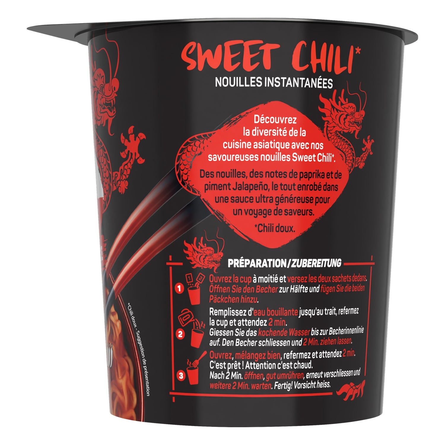 Nouilles Instantanées Saveur Sweet Chili Saucy Noodles MAGGI 