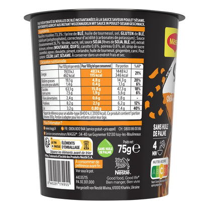 Nouilles Asiatiques Poulet Sésame MAGGI