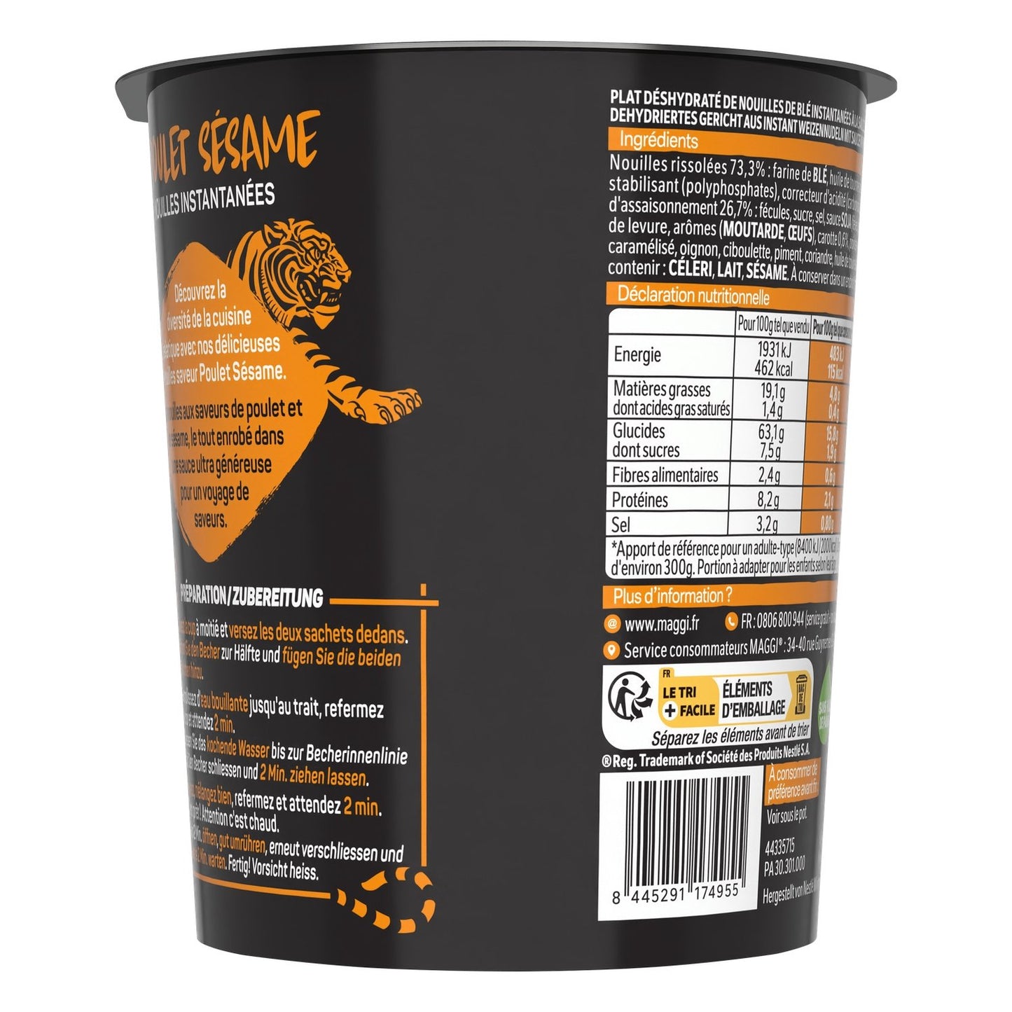 Nouilles Asiatiques Poulet Sésame MAGGI