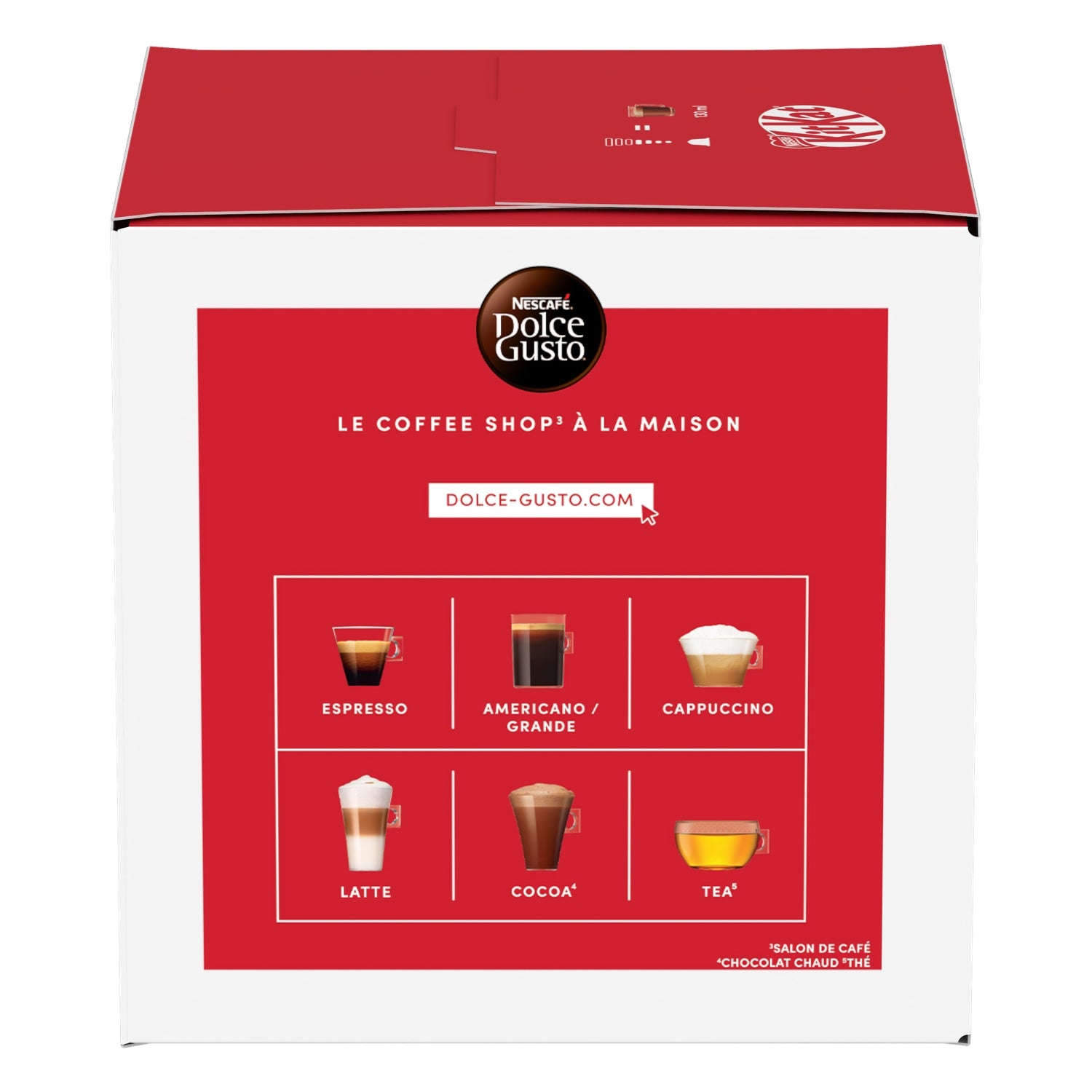 Chocolat Chaud Capsules Latte KitKat Compatible Dolce Gusto NESCAFE DOLCE GUSTO 