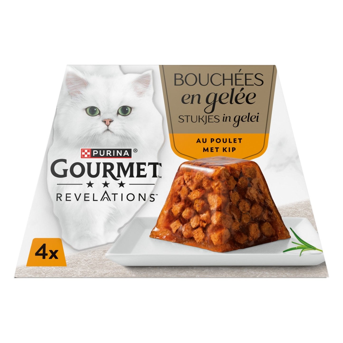 Bouchées en Gelée pour Chat Adulte au Poulet PURINA