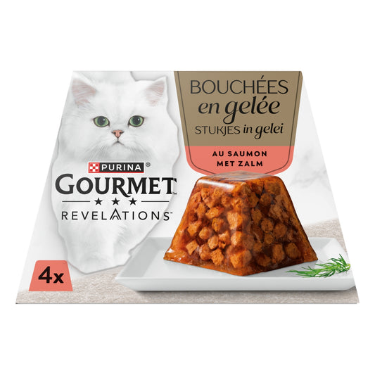 Pâtée pour Chat Adulte en Gelée Saumon Révélations PURINA