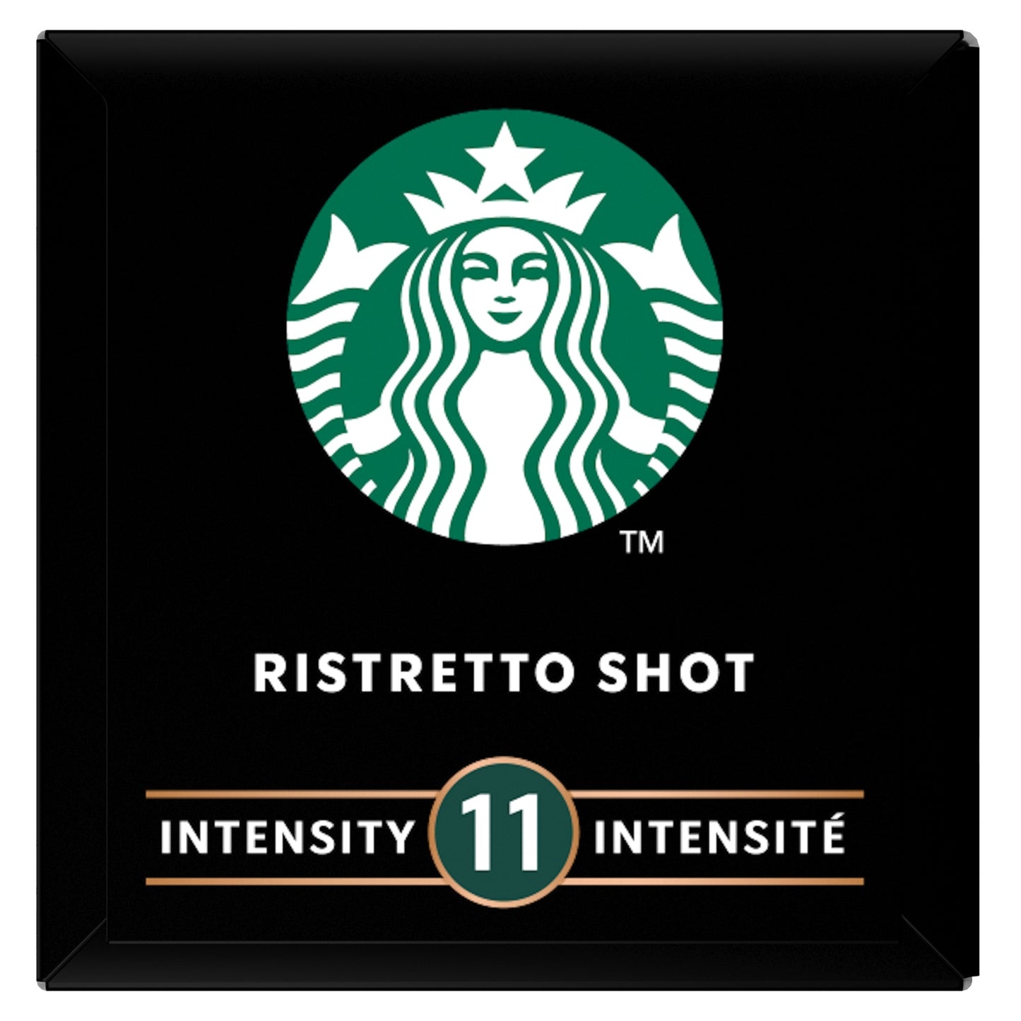 Café Capsules Espresso Ristretto Shot Intensité 11 Compatible Nespresso STARBUCKS 