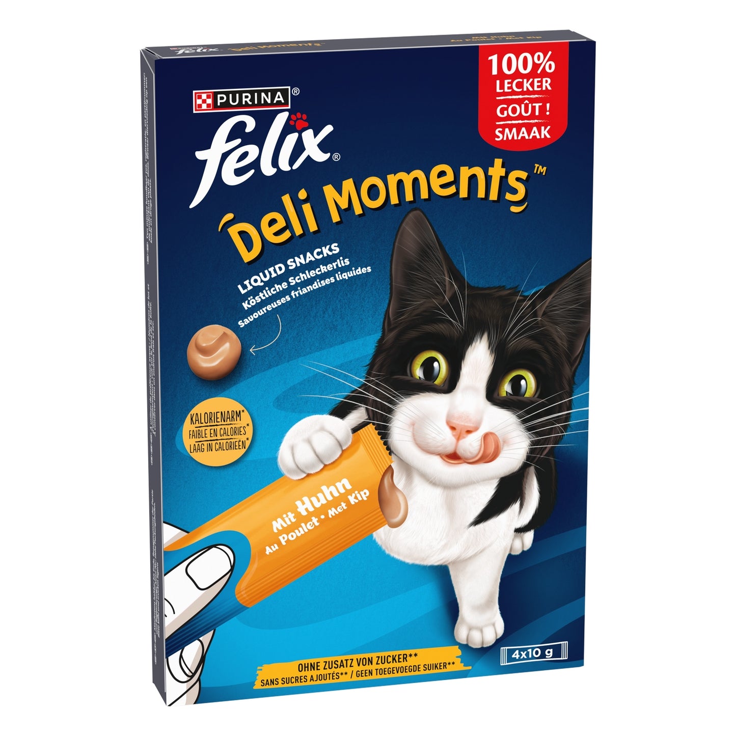 FELIX Liquid Chicken Adult Cat Treats