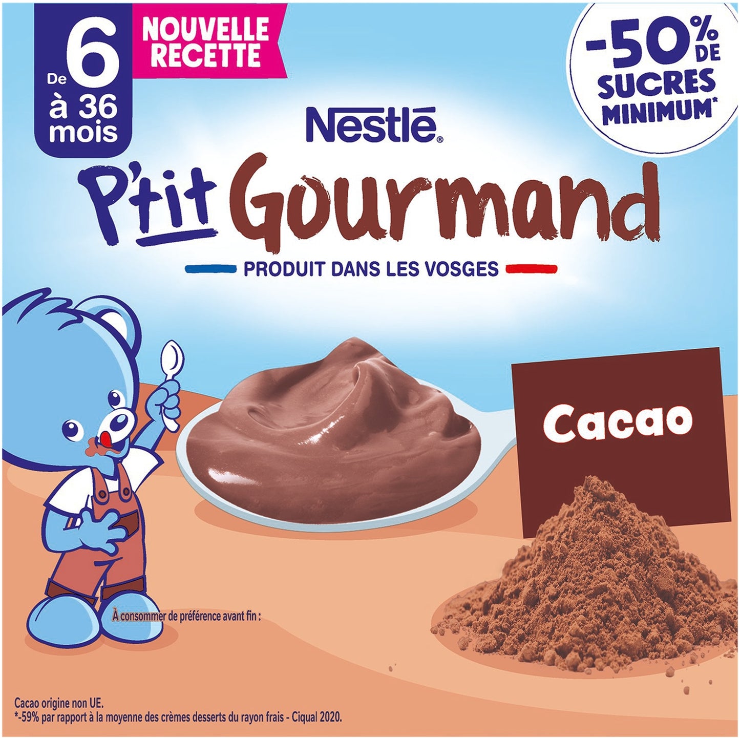 Dessert Bébé Cacao NESTLE