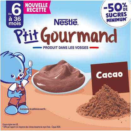 Dessert Bébé Cacao NESTLE