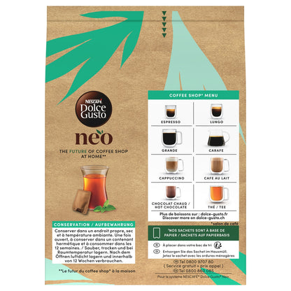 Thé Vert Capsules Marrakech Tea Compatible Dolce Gusto Neo NESCAFE DOLCE GUSTO NEO 