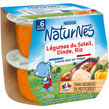 NESTLE Baby Dish Sun Vegetables Turkey Rice