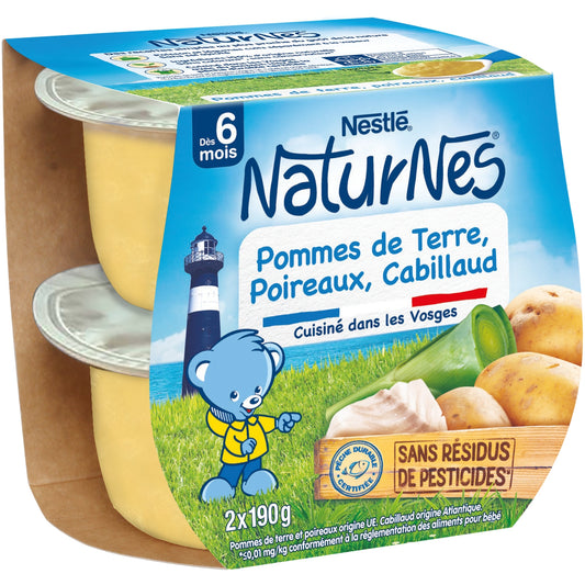 NESTLE Baby Dish Potatoes, Leeks, Cod