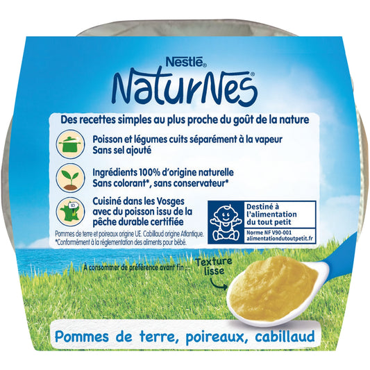 NESTLE Baby Dish Potatoes, Leeks, Cod