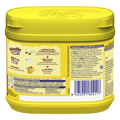 Chocolat en poudre Réduit en Sucre NESQUIK 