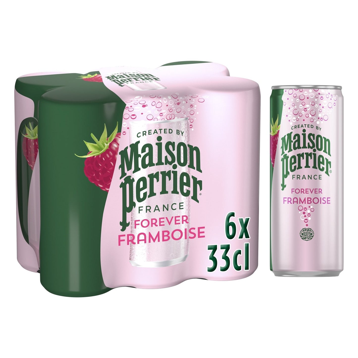 Eau Gazeuse Aromatisée Framboise MAISON PERRIER