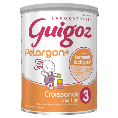 Lait bébé en poudre 3ème âge dès 12 mois Nature Pelargon GUIGOZ 