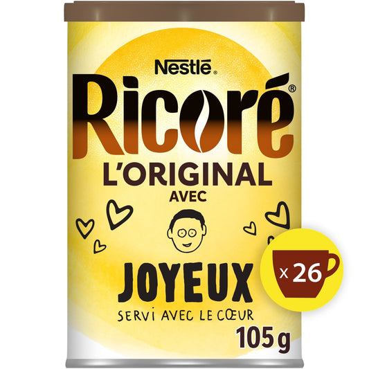 Original Soluble Chicory Served with Ricore Heart &amp; JOYEUX COFFEE