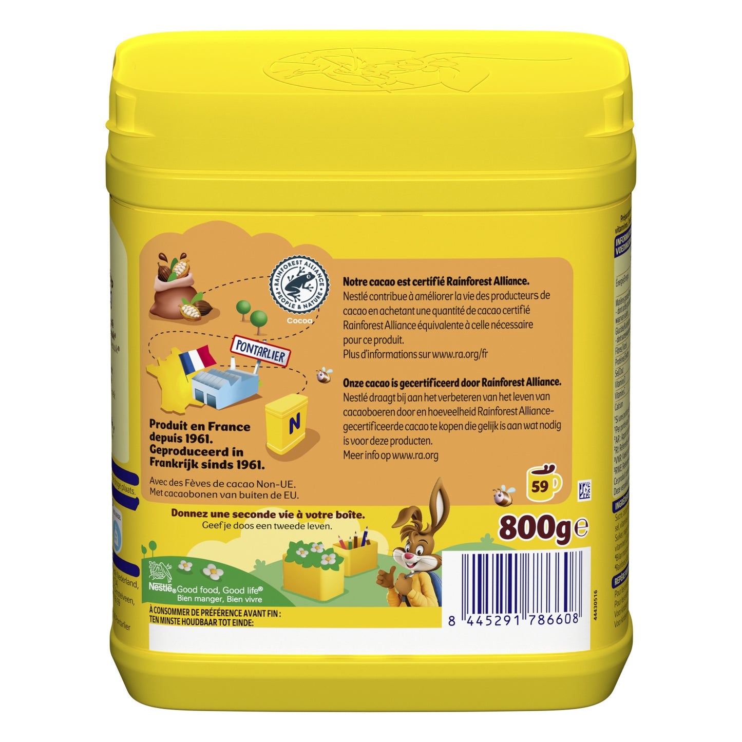 Chocolat en poudre Cacao NESQUIK 