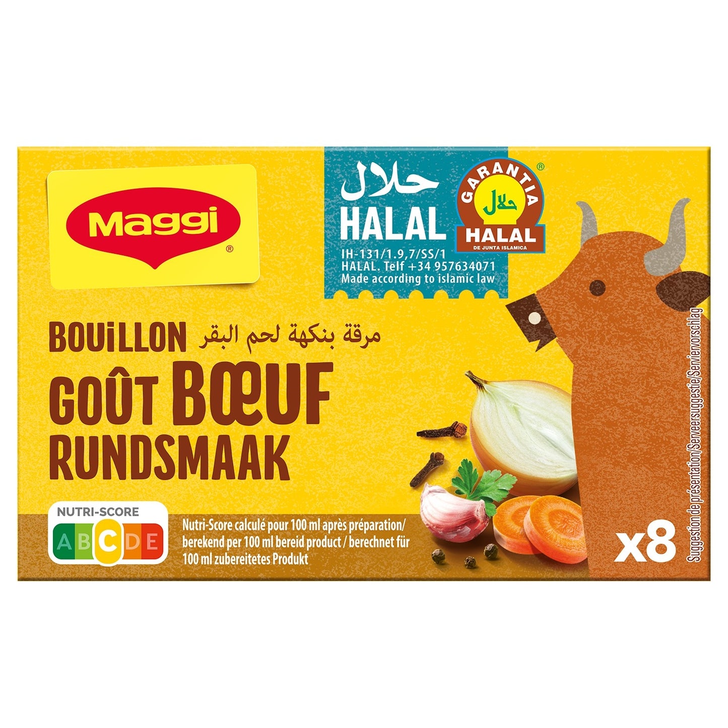 Bouillon Déshydraté Saveur Bœuf Halal MAGGI 