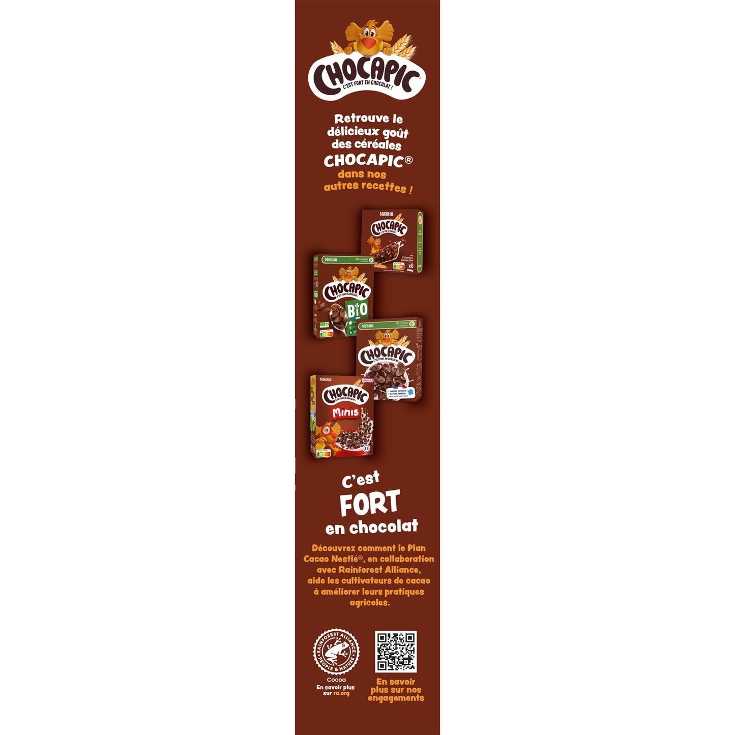 Céréales Chocapic Protéin NESTLE 