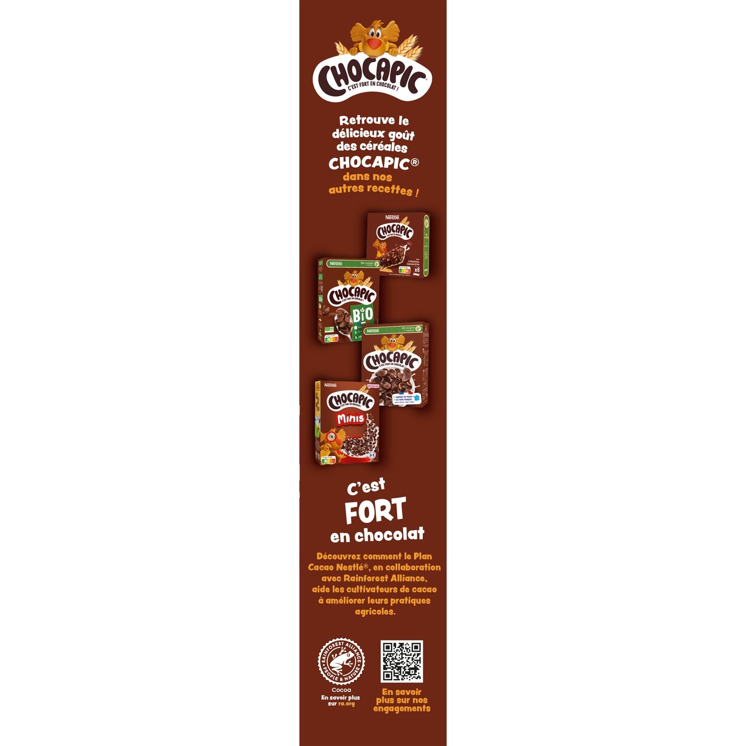 Céréales Chocapic Protéin NESTLE 