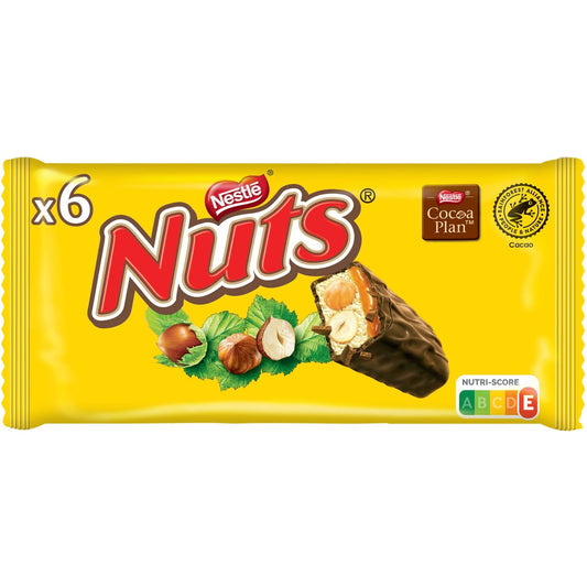 NUTS Hazelnut Milk Chocolate Bars