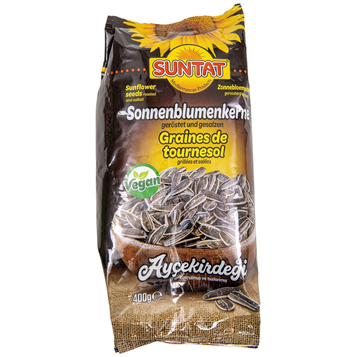 Geröstete und gesalzene Sonnenblumenkerne SUNTAT