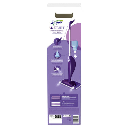 Kit de Nettoyage Balai Pulverisateur Lingettes et Solution Nettoyante SWIFFER