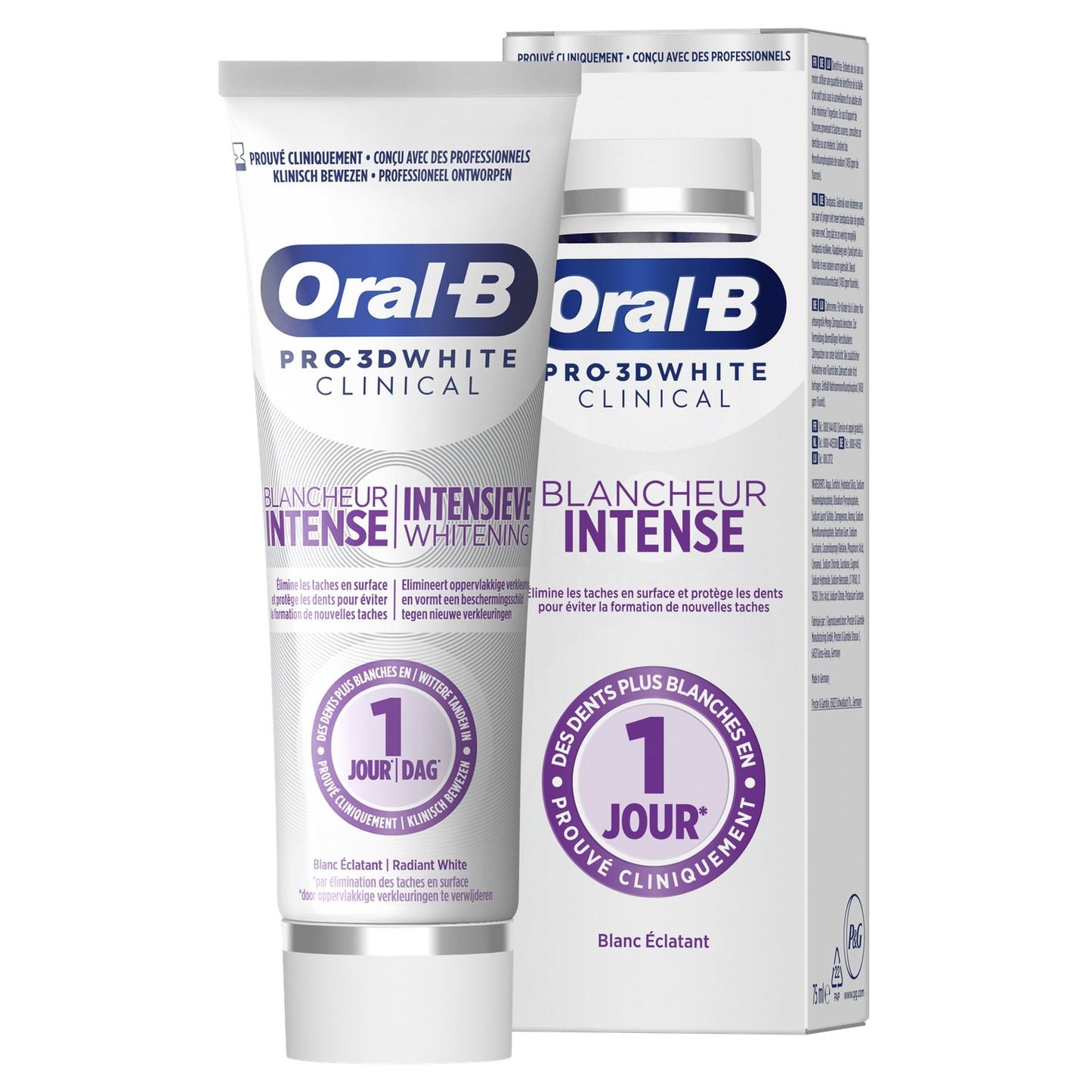 Dentifrice Pro 3d White Blancheur Intense ORAL-B