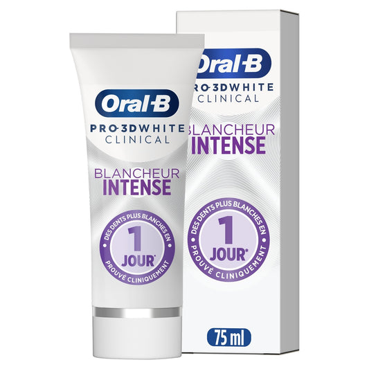 Dentifrice Pro 3d White Blancheur Intense ORAL-B le tube de 75mL