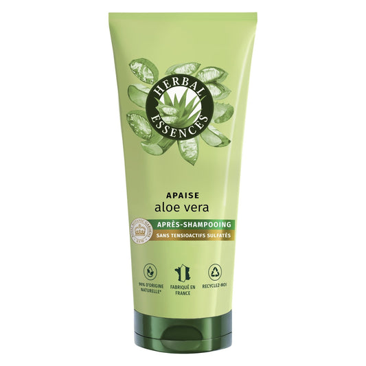 Après-Shampoing Hydratant Cheveux Secs Aloe Vera et Jasmin Sans Sulfate HERBAL ESSENCES le flacon de 200mL