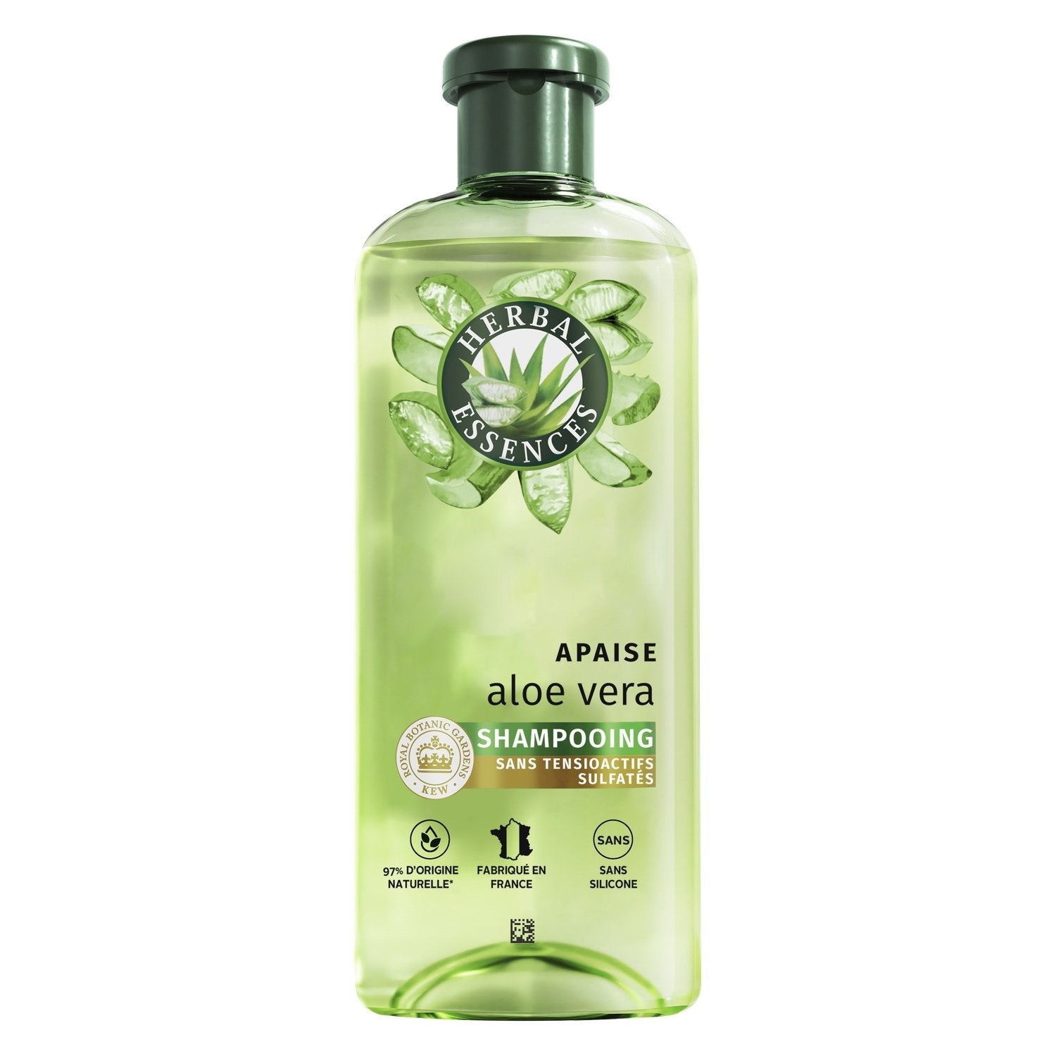 Shampoing Apaise Aloe Vera Sans Tensioactifss HERBAL ESSENCES le flacon de 250mL