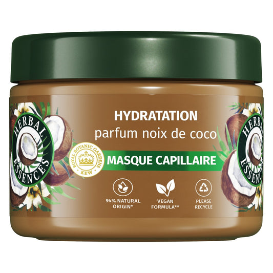 Masque Cheveux Très Secs Coco HERBAL ESSENCES le pot de 500ml