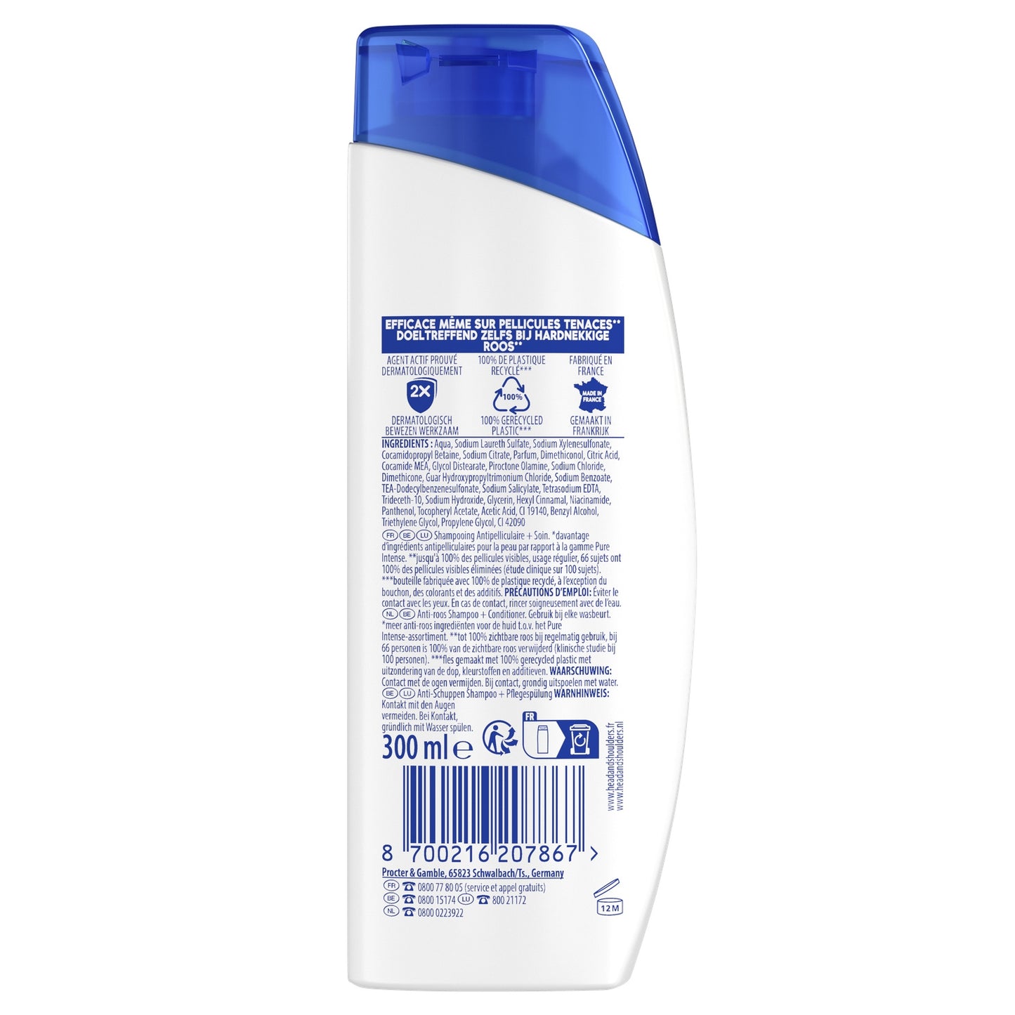Shampoing Antipelliculaire 2in1 Pomme Fraiche Head & SHOULDERS