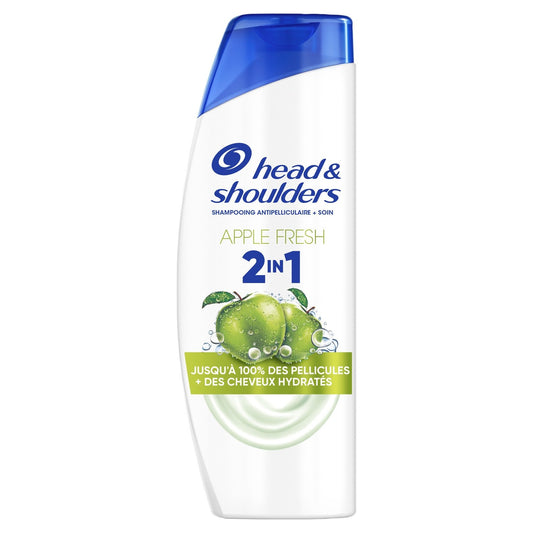 Shampoing Antipelliculaire 2in1 Pomme Fraiche Head & SHOULDERS le flacon de 300mL