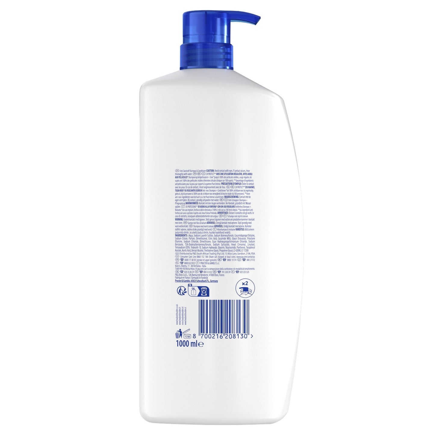 Shampoing Antipelliculaire + Soin 2 In 1 Head & SHOULDERS