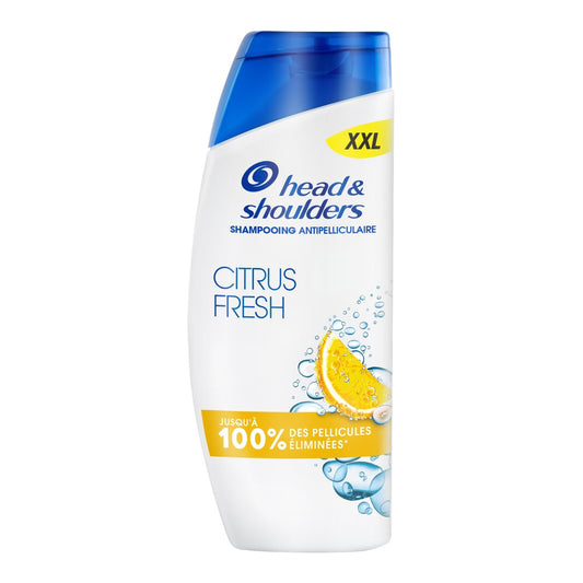 Shampoing Antipelliculaire Cheveux Gras Citron Frais Head & SHOULDERS le flacon de 625mL