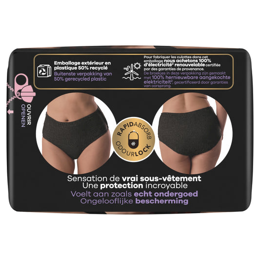 Culotte Fuite Urinaire Taille L Noire Discreet Boutique ALWAYS