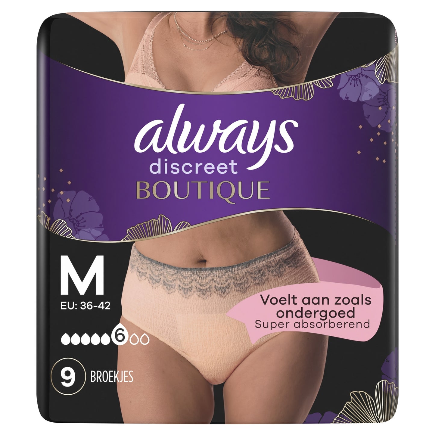 Culotte Fuite Urinaire Taille M Beige Discreet Boutique ALWAYS