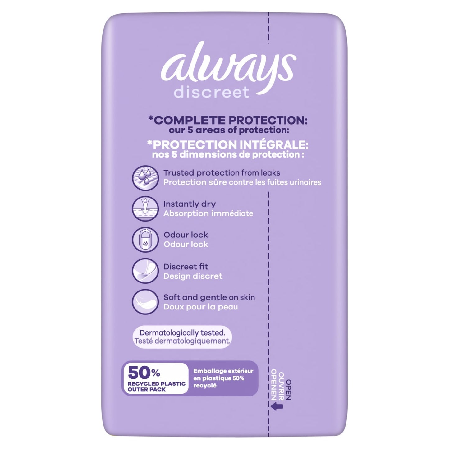 Serviettes Fuite Urinaire Normal Protection Intégrale DISCREET 