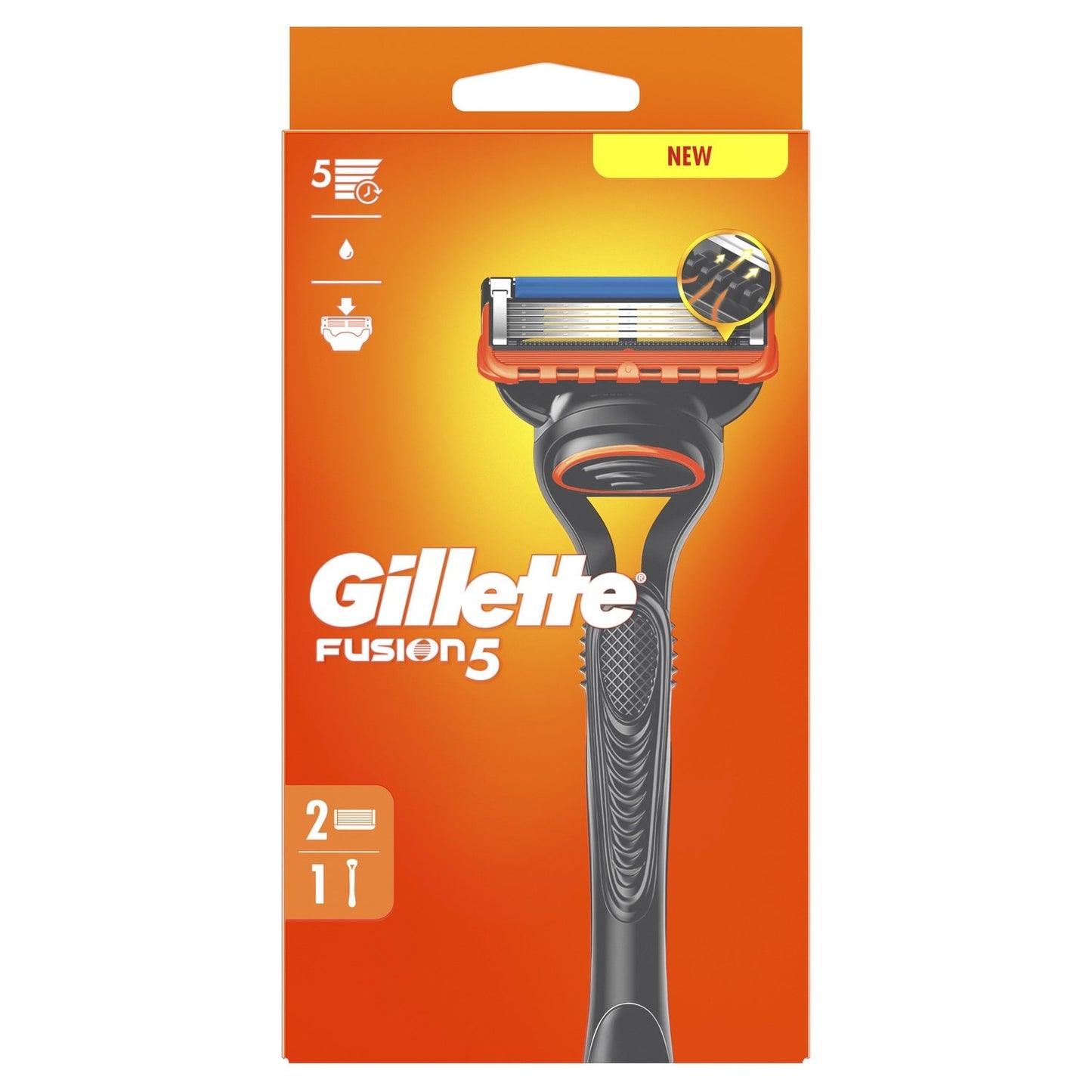 Rasoir Fusion 5 pour Homme 3 Lames GILLETTE